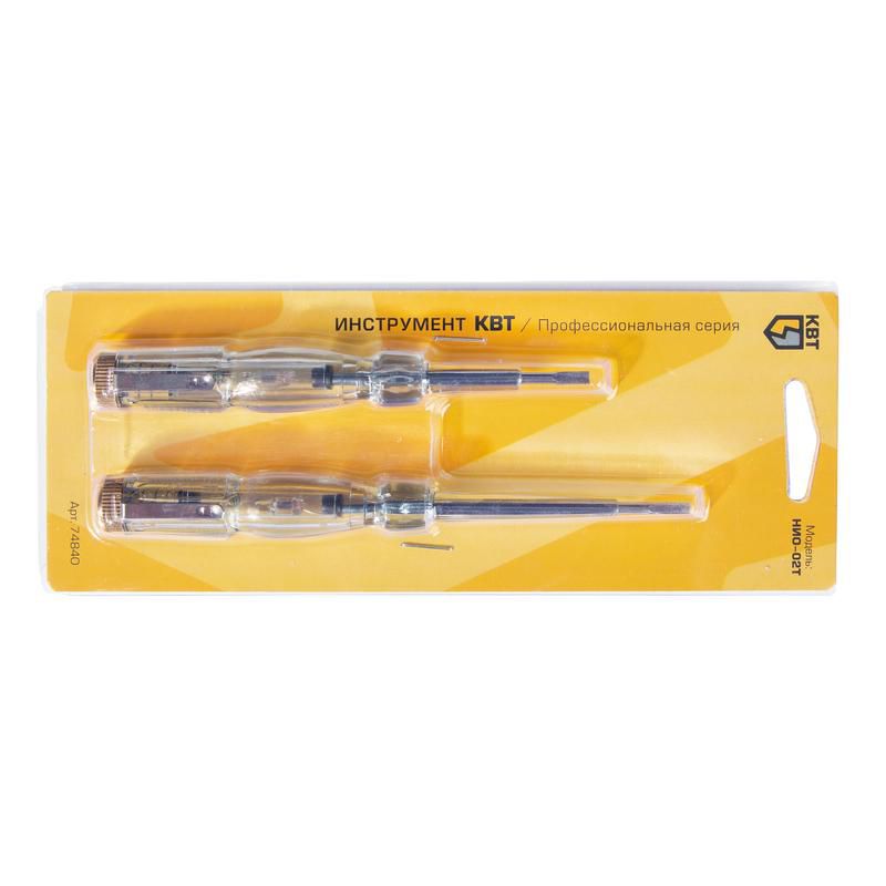 набор отверток индикаторных нио-02т квт 74840 от BTSprom.by