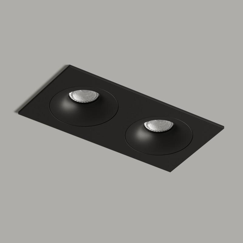  Светильник 50Вт GU10 IP20 встраив. алюм. черн. DENKIRS 677528 фото в каталоге от BTSprom.by