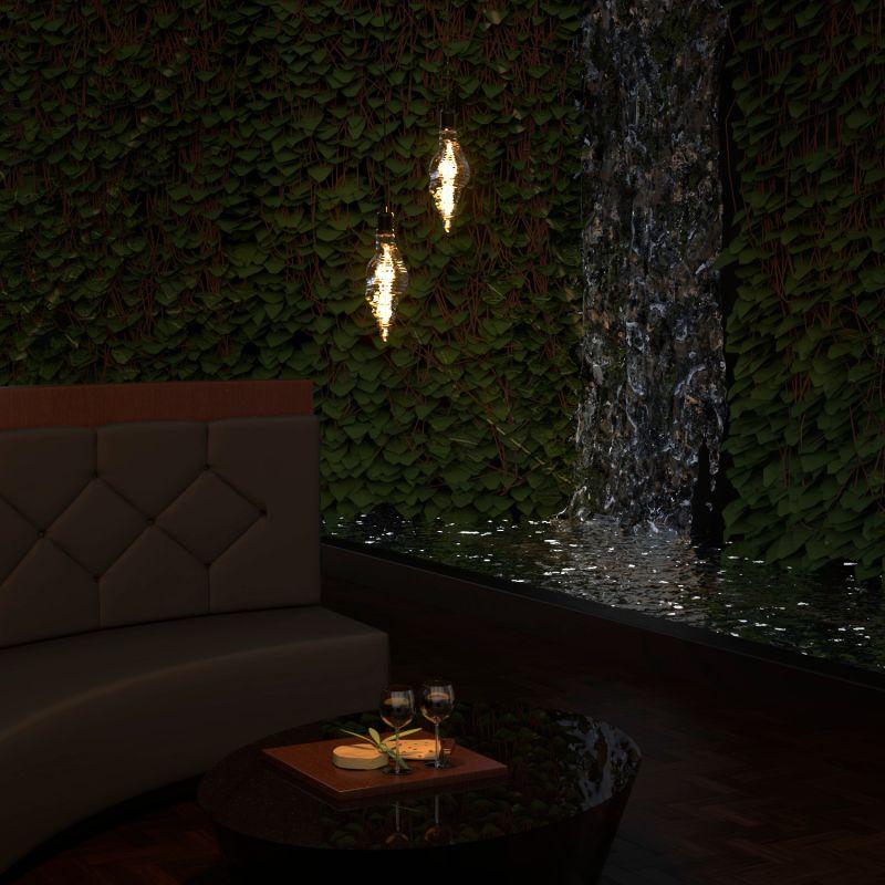 Лампа светодиодная филаментная Black Filament 6Вт TL120 тонированная 2400К тепл. бел. E27 200лм GAUSS 166802008 фото в каталоге от BTSprom.by