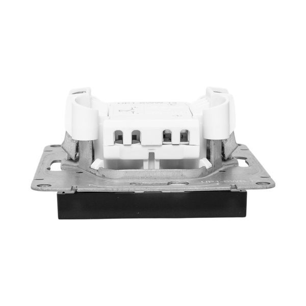  Выключатель кнопочный 1-кл. СП Эпика механизм черн. EKF UP1-SWB-13 фото в каталоге от BTSprom.by