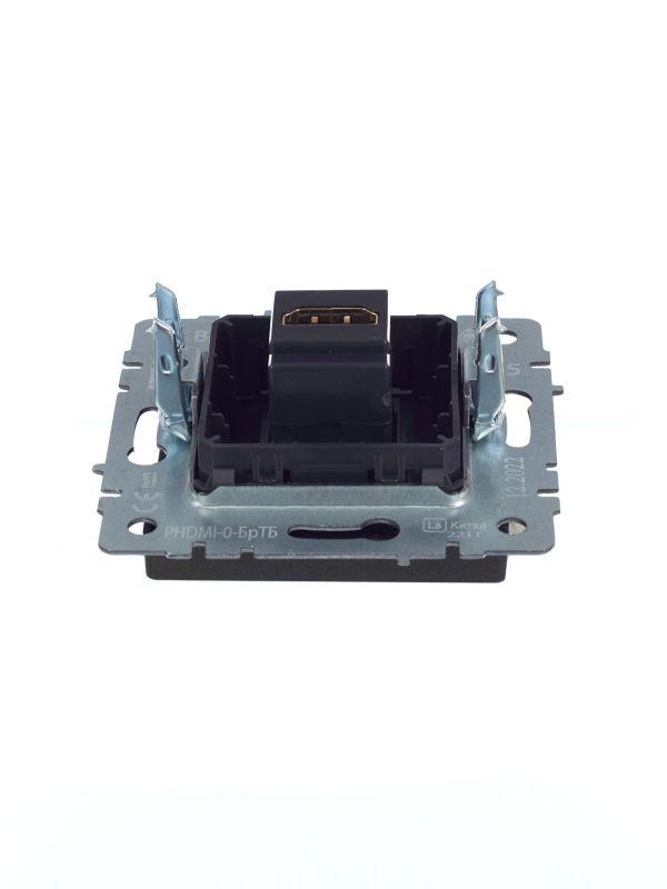  Розетка СП BRITE HDMI РHDMI-0-БрТБ механизм бронза IEK BR-H10-K45 фото в каталоге от BTSprom.by