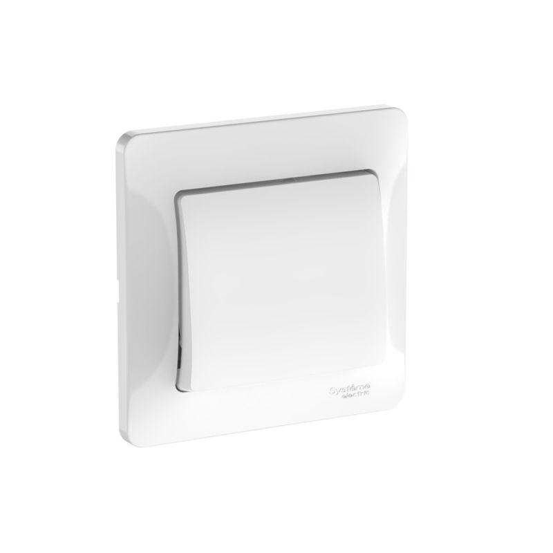  Выключатель 1-кл. Glossa (сх. 1) 10AX быстрозажим. клем. в сборе бел. SE GSL000112S фото в каталоге от BTSprom.by