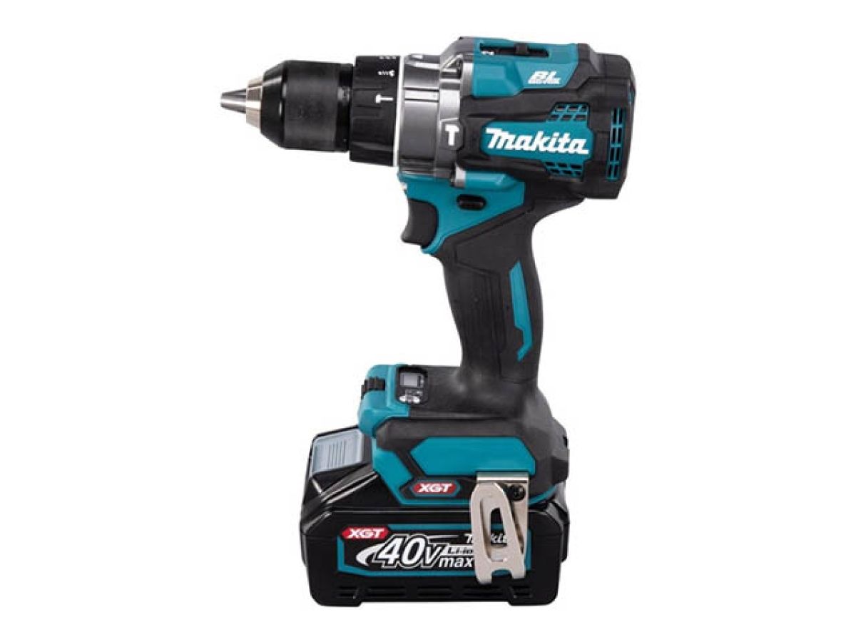 аккум. ударная дрель-шуруповерт makita xgt hp 001 gd 201 (40в, 13мм, 140/68нм (2x2,5ач, dc40ra, makpac 3)) hp001gd201 от BTSprom.by