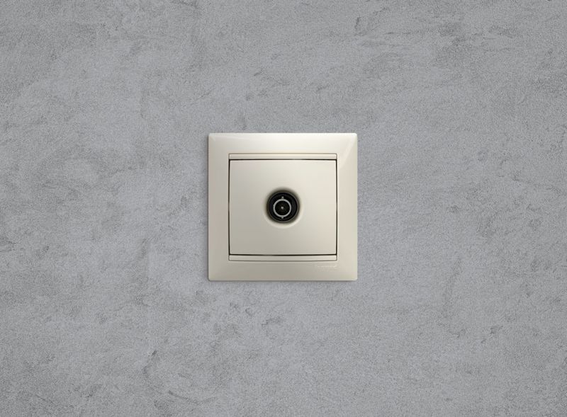  Розетка телевизионная TV СП Valena 1.5дБ 2400МГц с топологией "звезда" механизм сл. кость IEK 774329 фото в каталоге от BTSprom.by