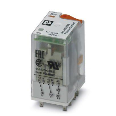 реле одиночное rel-ir2/l-230ac/2х21 phoenix contact 2903668 от BTSprom.by