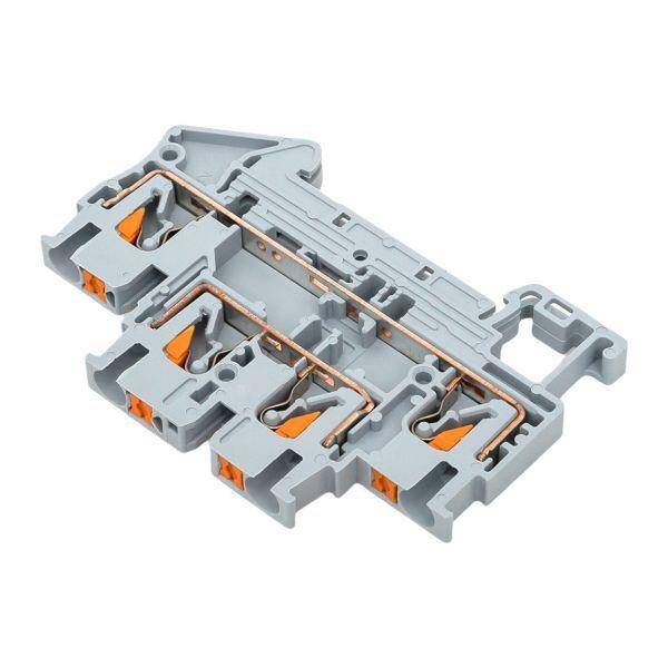  Колодка клеммная пружинная двухуровневая 2.5 Push-in сер. EKF PIT-2.5-double фото в каталоге от BTSprom.by