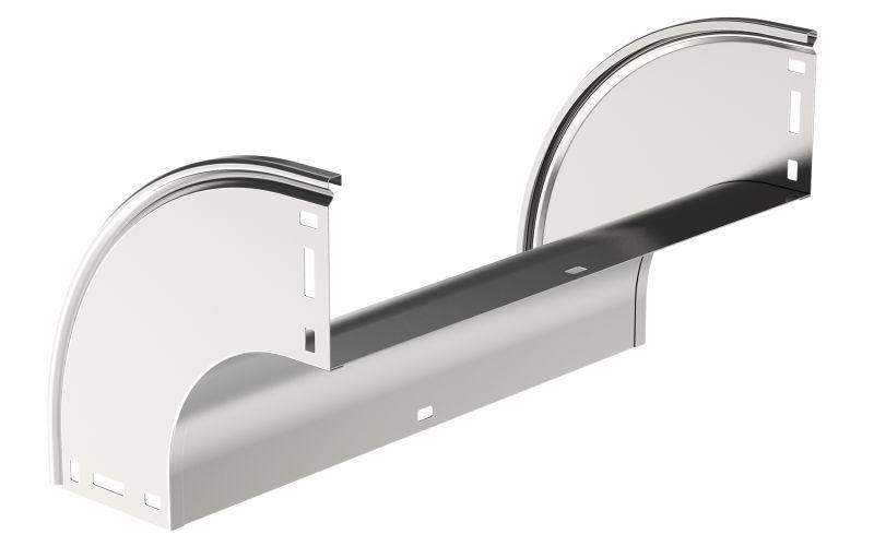 Угол для лотка плавный 90град. 400х50 В20 ESCA В20 IEK CPV41-0-90-050-400 от BTSprom.by