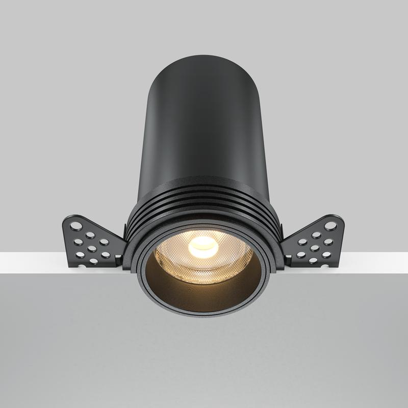  Светильник FOCUS LED 12Вт 3000К 60град. встраив. Maytoni DL125-L12-3K-TRS-B фото в каталоге от BTSprom.by