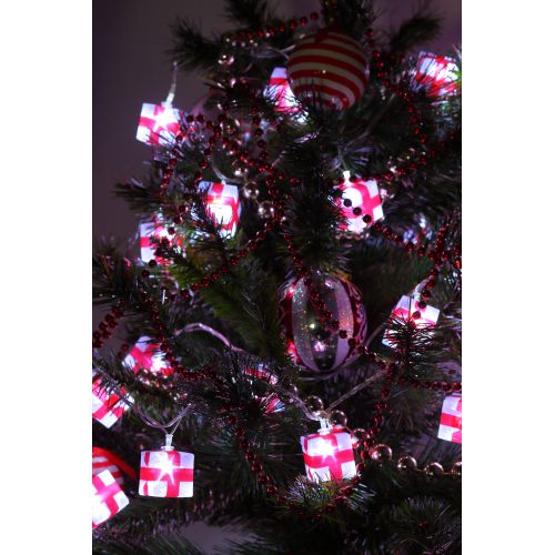  Гирлянда светодиодная "Нить Подарки" 3м 20LED 8 режимов 220В IP20 хол. свет ЭРА Б0041895 фото в каталоге от BTSprom.by