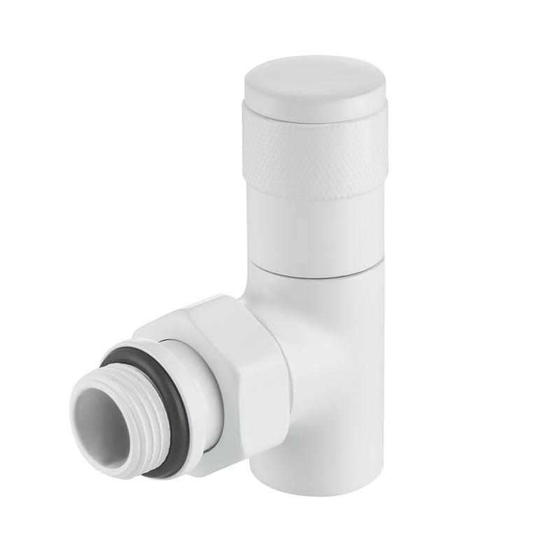  Набор дизайн-вентилей PIANO угловой 1/2дюйм бел. Royal Thermo НС-1422581 фото в каталоге от BTSprom.by