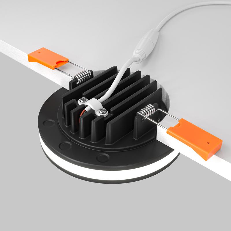  Светильник Phanton 1х12Вт 4000К 120град. встраив. Maytoni DL303-L12B4K фото в каталоге от BTSprom.by