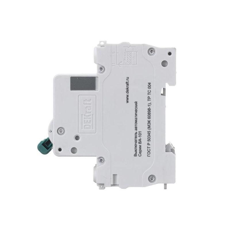  Выключатель автоматический модульный 2п C 63А 4.5кА ВА-101 DEKraft 11072DEK фото в каталоге от BTSprom.by