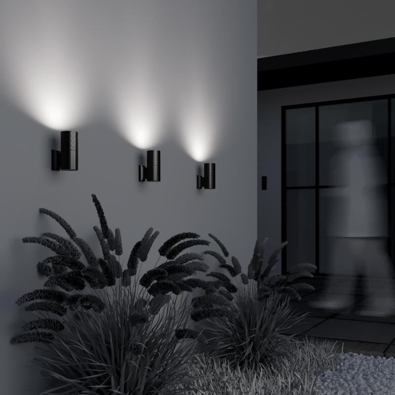  Светильник Bowery 1х50Вт GU10 IP54 бра настен. Maytoni O583WL-01B фото в каталоге от BTSprom.by