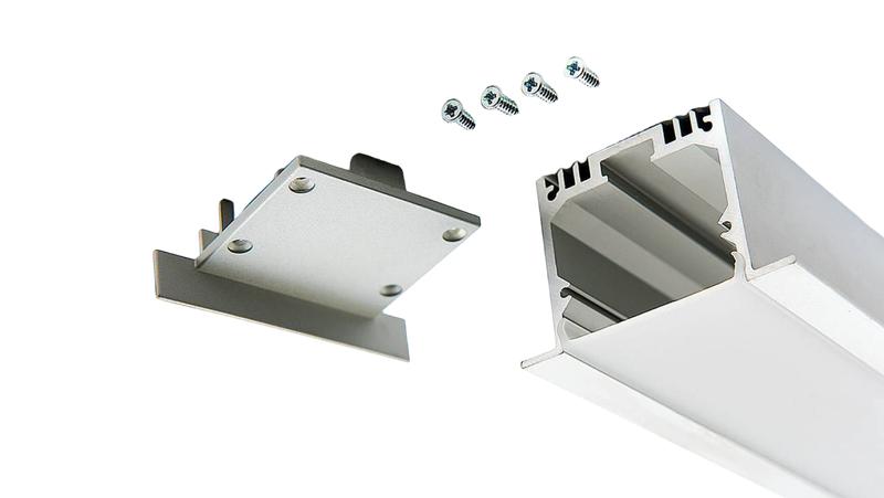  Профиль встраиваемый LE.4932-R алюм. DesignLed 00-00010356 фото в каталоге от BTSprom.by