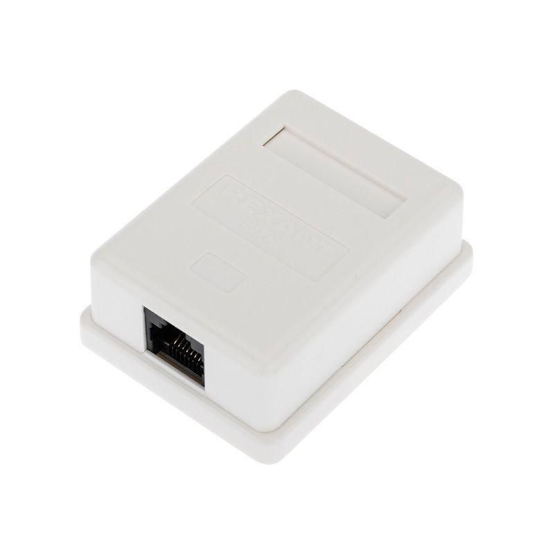 розетка компьютерная 1-м оп rj45 (8p8c) кат.6 utp неэкранир. rexant 03-0132 от BTSprom.by