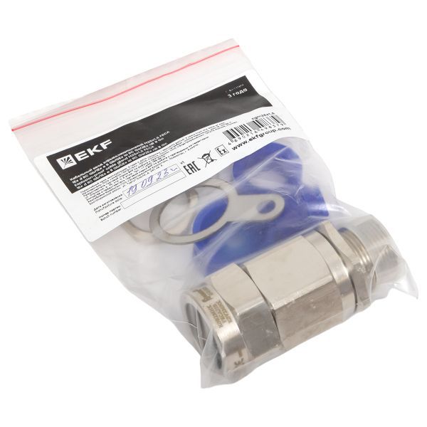  Ввод кабельный взрывозащ. M25x1.5 FECA 1Ex d IIC Gb/1Ex e II Gb/0Ex ia IIC Ga/2Ex nR II Gc EKF cgm25x1.5 фото в каталоге от BTSprom.by