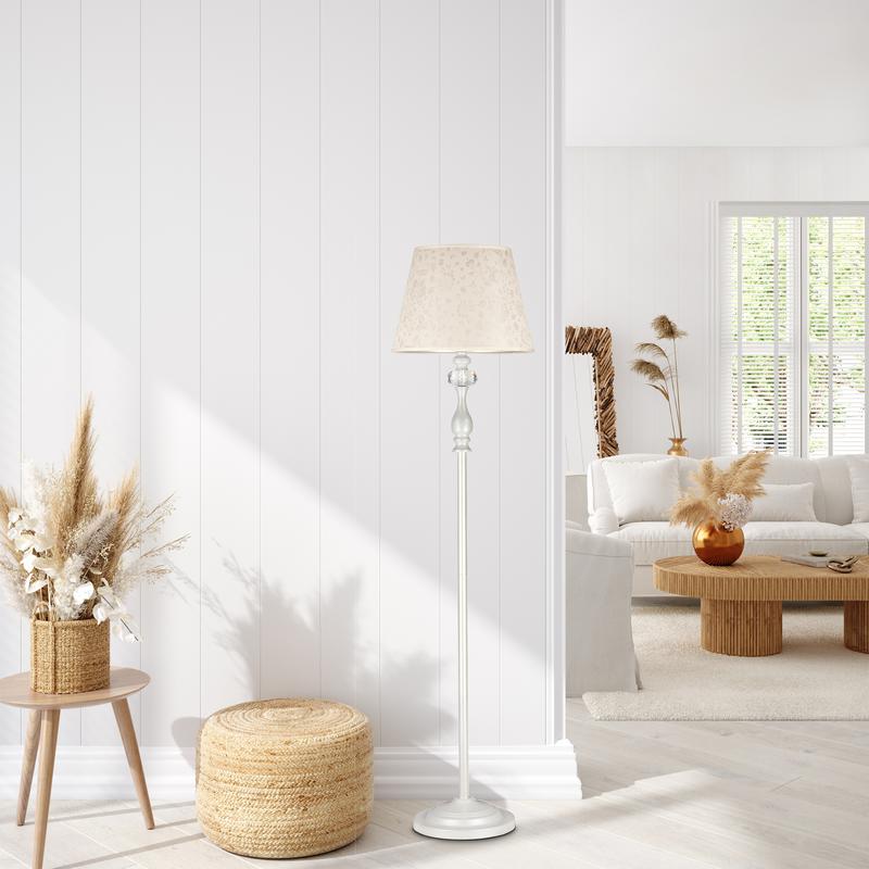  Светильник Adelaide 40Вт E14х1 IP20 торшер напольн. Freya FR2306-FL-01-W фото в каталоге от BTSprom.by