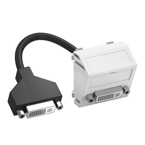 рамка modul45 мультимедийная dvi mts-dvi f rw1 бел. obo 6104766 от BTSprom.by