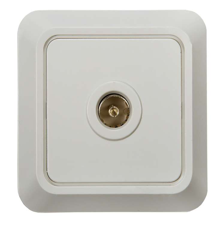 розетка телевизионная tv оп bolleto 7027 16а ip20 бел. asd / in home 4680005959815 от BTSprom.by