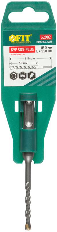 Бур по бетону SDS PLUS с двойн. резьбой 5х110мм FIT 32902 фото в каталоге от BTSprom.by