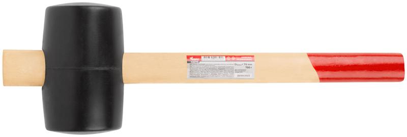  Киянка 70мм 750г деревянная ручка резинов. КУРС 45375 фото в каталоге от BTSprom.by