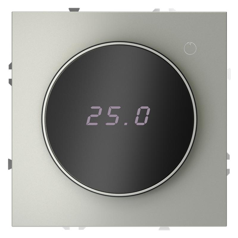 терморегулятор электронный s70 с индикацией и датчиком для теплого пола механизм сталь voltum vls070105 от BTSprom.by