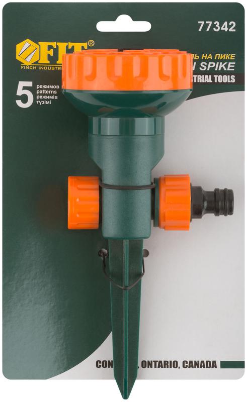  Распылитель пластиковый на пике 5 режимов FIT 77342 фото в каталоге от BTSprom.by