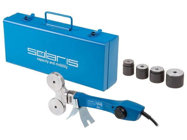 сварочный аппарат для полимерных труб solaris pw-804 (700-800 вт, 4 насадки: 16, 20, 25, 32 мм) pw-804 от BTSprom.by