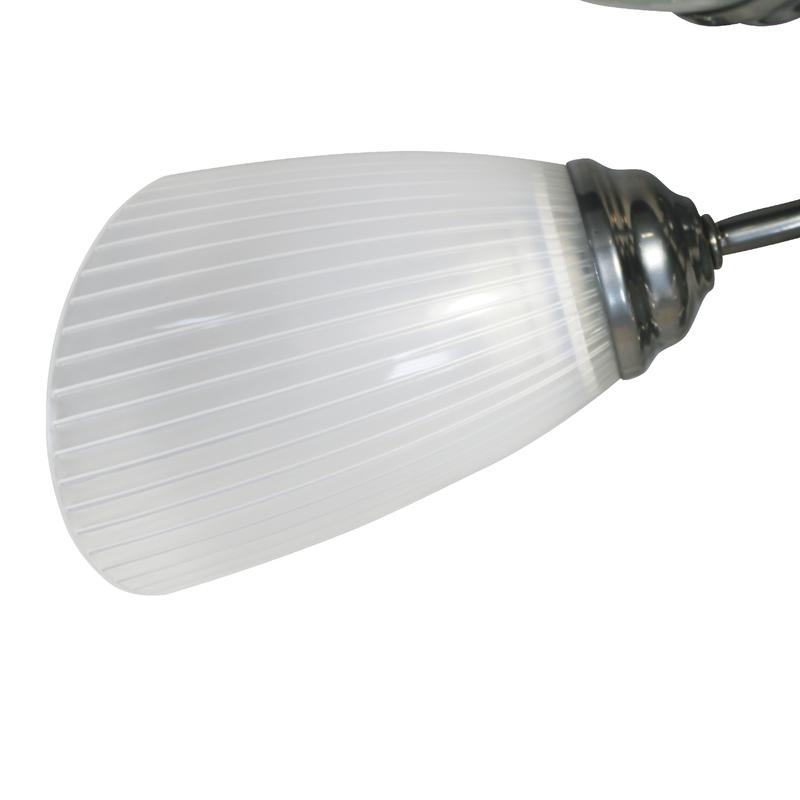  Светильник "Бона" 151 (плафон П0476) НПБ 01-5х60-130 Е27 ИУ хром Элетех 1005404417 фото в каталоге от BTSprom.by