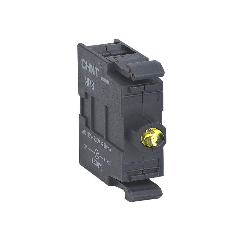 элемент светодиодный для np8 ac 110-230в (r) желт. chint 667536 от BTSprom.by