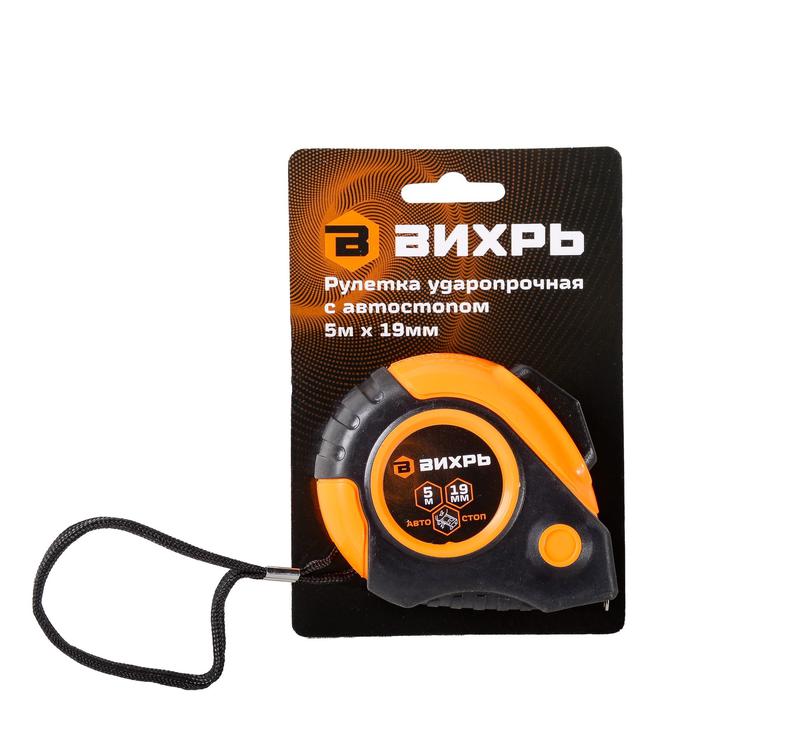  Рулетка 5мх19мм автостоп Вихрь 73/11/1/5 фото в каталоге от BTSprom.by