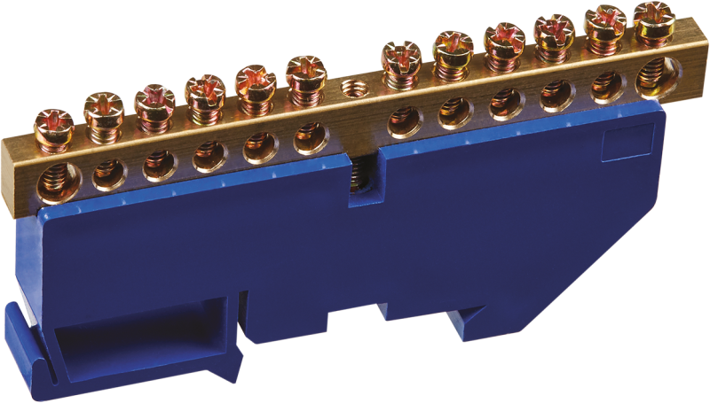 шина нулевая 90 720 obb-m69-12d-b на din-изоляторе онлайт 90720 от BTSprom.by