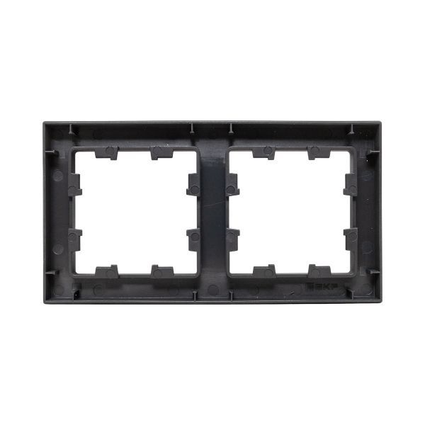  Рамка 2-м Эпика пластик черн. EKF UP1-FPB-02 фото в каталоге от BTSprom.by