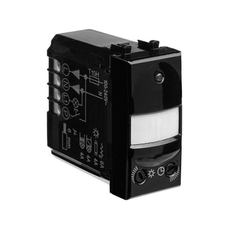  Датчик движения 1мод. 16А Avanti "Черный квадрат" DKC 4402141 фото в каталоге от BTSprom.by