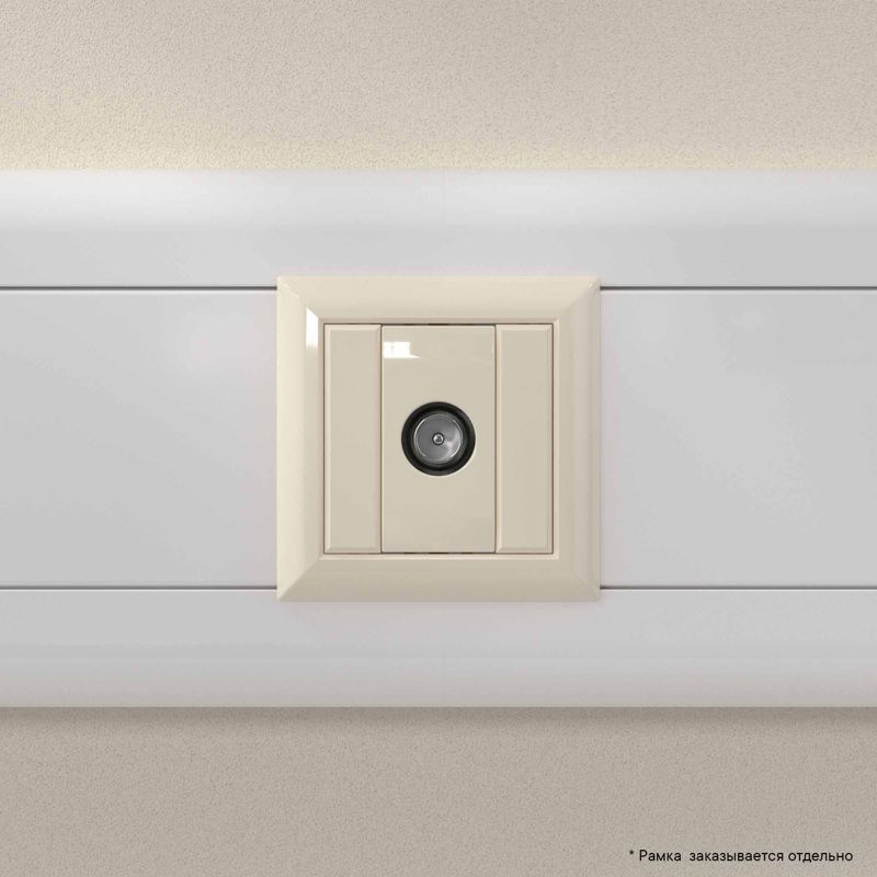  Розетка телевизионная оконечная TV 1мод. Avanti "Ванильная дымка" DKC 4405521 фото в каталоге от BTSprom.by