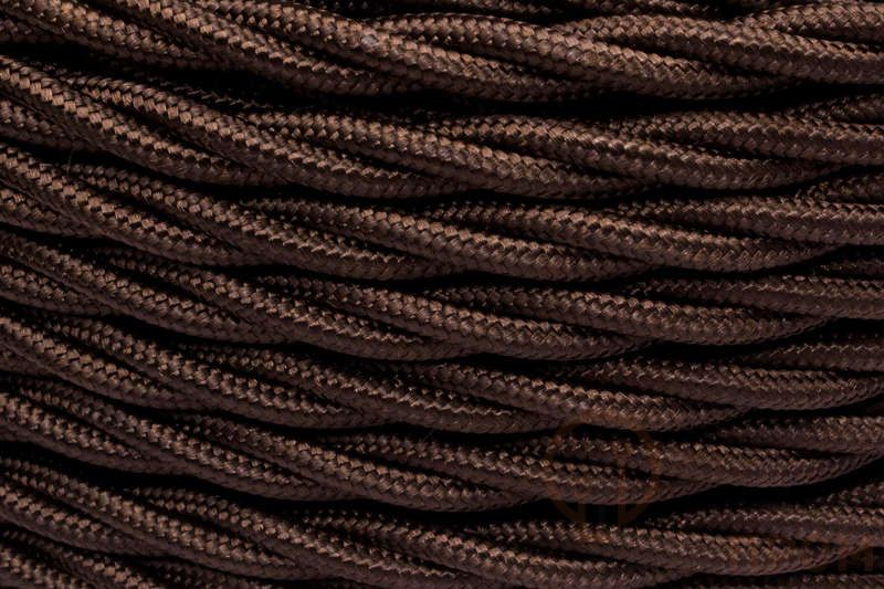 Провод ретро 3х0.75 глянец корич. (уп.50м) Bironi B1-432-072-50 фото в каталоге от BTSprom.by  Провод ретро 3х0.75 глянец корич. (уп.50м) Bironi B1-432-072-50 фото в каталоге от BTSprom.by