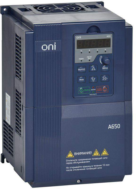 преобразователь частоты a650 380в 3ф 15квт 32а m oni a650-33e15tm от BTSprom.by