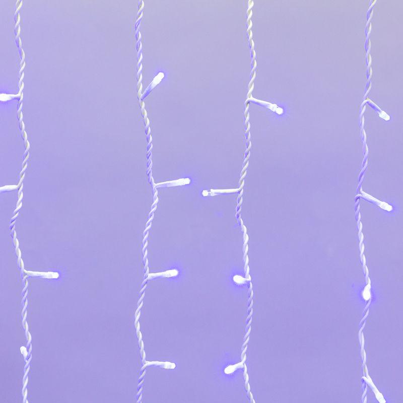  Гирлянда светодиодная "Светодиодный Дождь" 2х1.5м 360LED син. 23Вт 230В IP65 постоян. свечение провод бел. Neon-Night 235-113 фото в каталоге от BTSprom.by