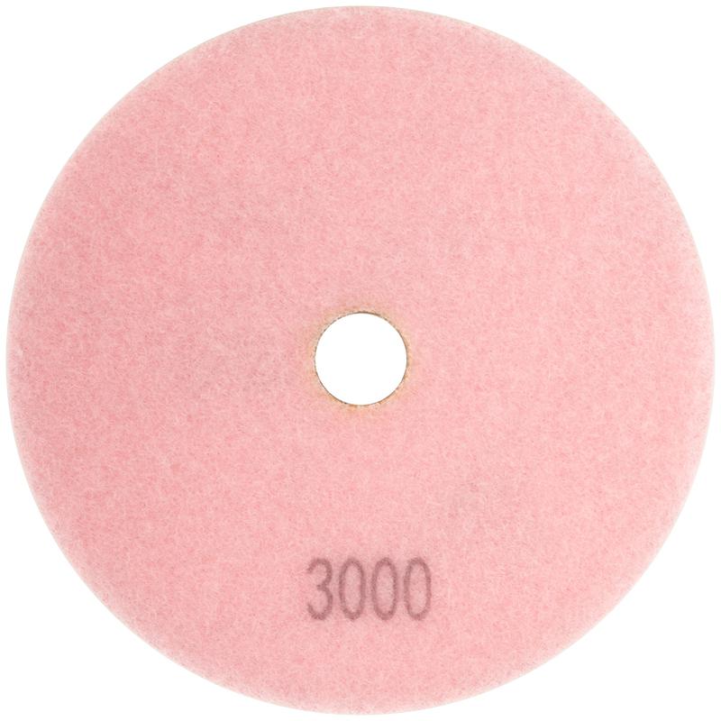  Круг шлифовальный алмазный гибкий АГШК (липучка) влажное шлифование 125мм Р3000 FIT 39887 фото в каталоге от BTSprom.by