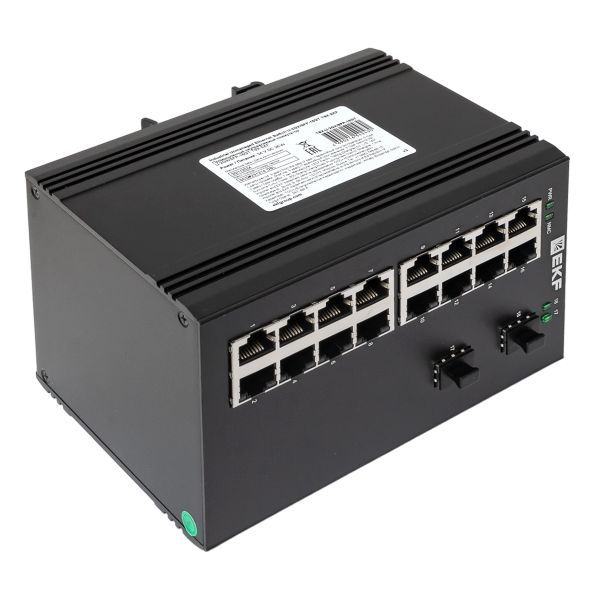  Коммутатор промышленный неуправляемый U-2GX/SFP-16GT TSX EKF TSX-U-2GX/SFP-16GT фото в каталоге от BTSprom.by