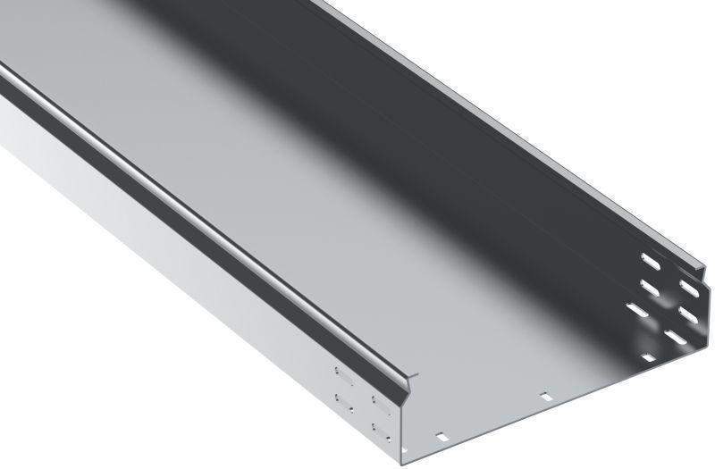 Лоток листовой неперфорир. 80х300 L3000 сталь 1.5мм ESCA 7 IEK CLN10-080-300-150-3 от BTSprom.by