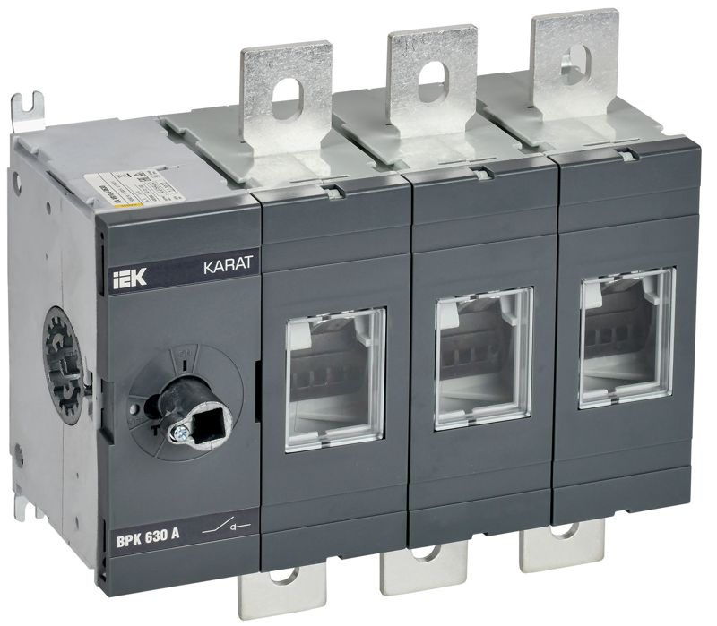 выключатель-разъединитель врк 3п 630а без рукоятки karat iek ka-vr10-3-0630 от BTSprom.by