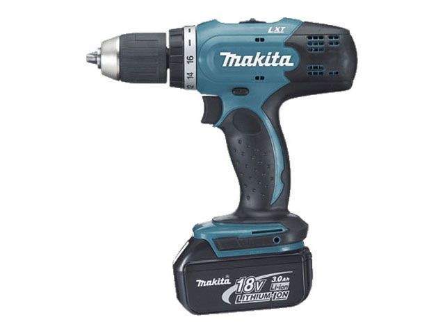 аккум. ударная дрель-шуруповерт makita lxt dhp 453 sye в чем. (18.0 в, 2 акк., 1.5 а/ч li-ion, 2 скор., 42 нм, шурупы до 13 мм, сверление в металле до от BTSprom.by