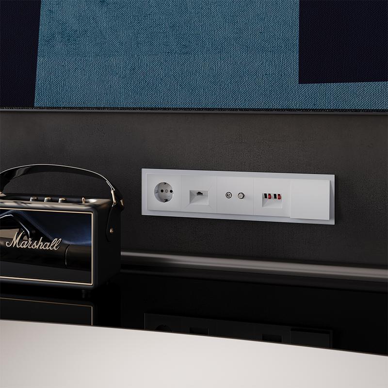  Рамка 5-м S70 стеклян. бел. матов. Voltum VLS110502 фото в каталоге от BTSprom.by