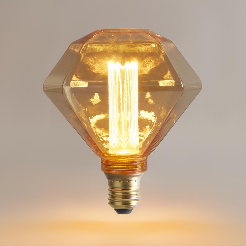 Лампа светодиодная филаментная Loft 271 D125LE 4Вт 1800К E27 Voltega 8562 фото в каталоге от BTSprom.by