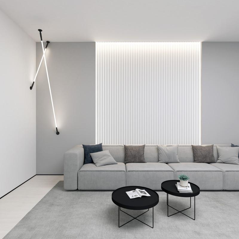  Светильник FLEX 52Вт 3000К IP20 24В DC 360град. трос в оплетке со светодиодом 3м черн. DENKIRS 732102 фото в каталоге от BTSprom.by