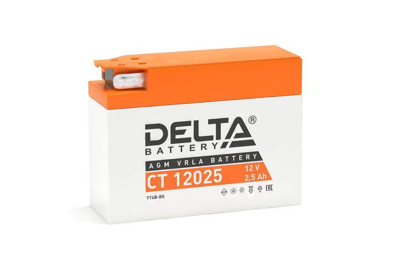 аккумулятор стартерный 12в 2.5а.ч delta ct 12025 от BTSprom.by