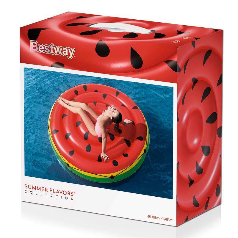 матрас для плавания "арбуз" 188см (43140) круглый bestway 6942138939071 от BTSprom.by