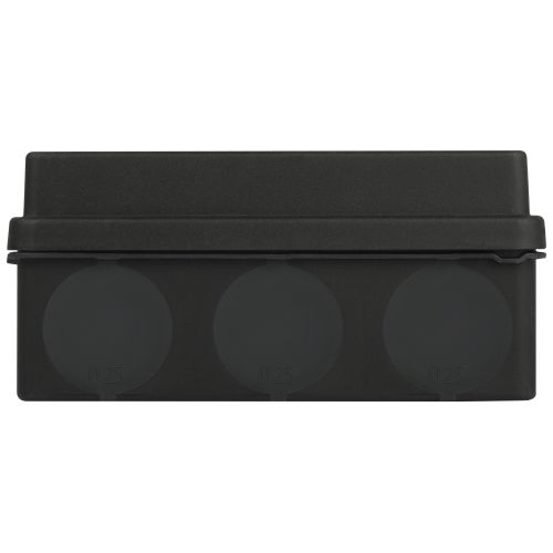  Коробка распаячная 150х110х70мм двухкомпонентн. HF стойкая к УФ прямой монтаж IP67 черн. KOR-150-110-70-11g-2MP-B Эра Б0062841 фото в каталоге от BTSprom.by