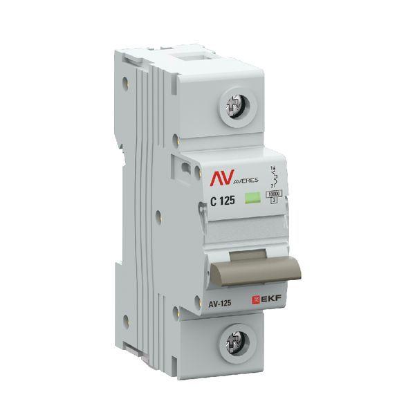 выключатель автоматический 1п c 125а 10ка av-125 averes ekf mcb125-1-125c-av от BTSprom.by